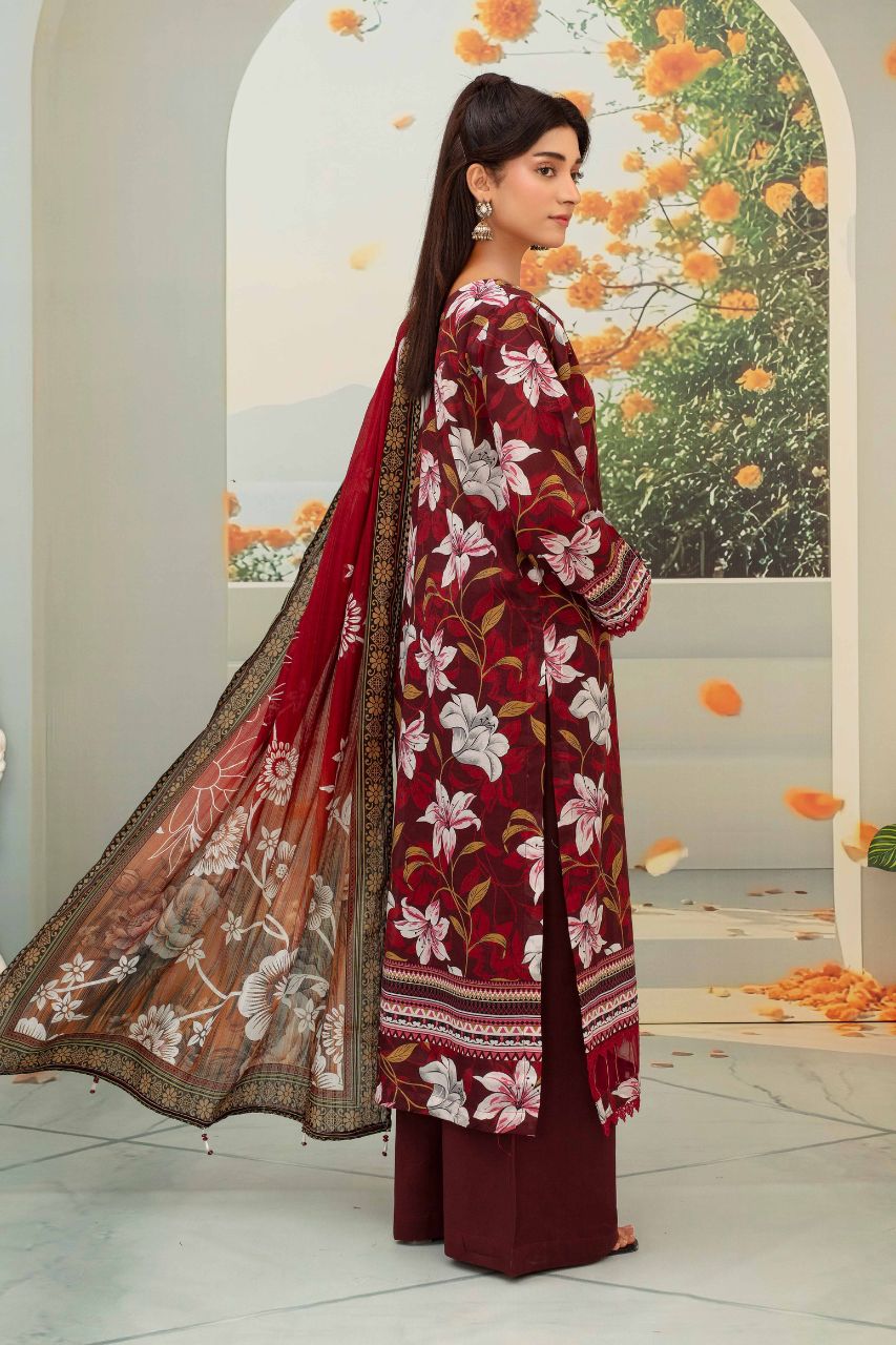 Fabiha By Feroza Digital Printed Lawn 3PC