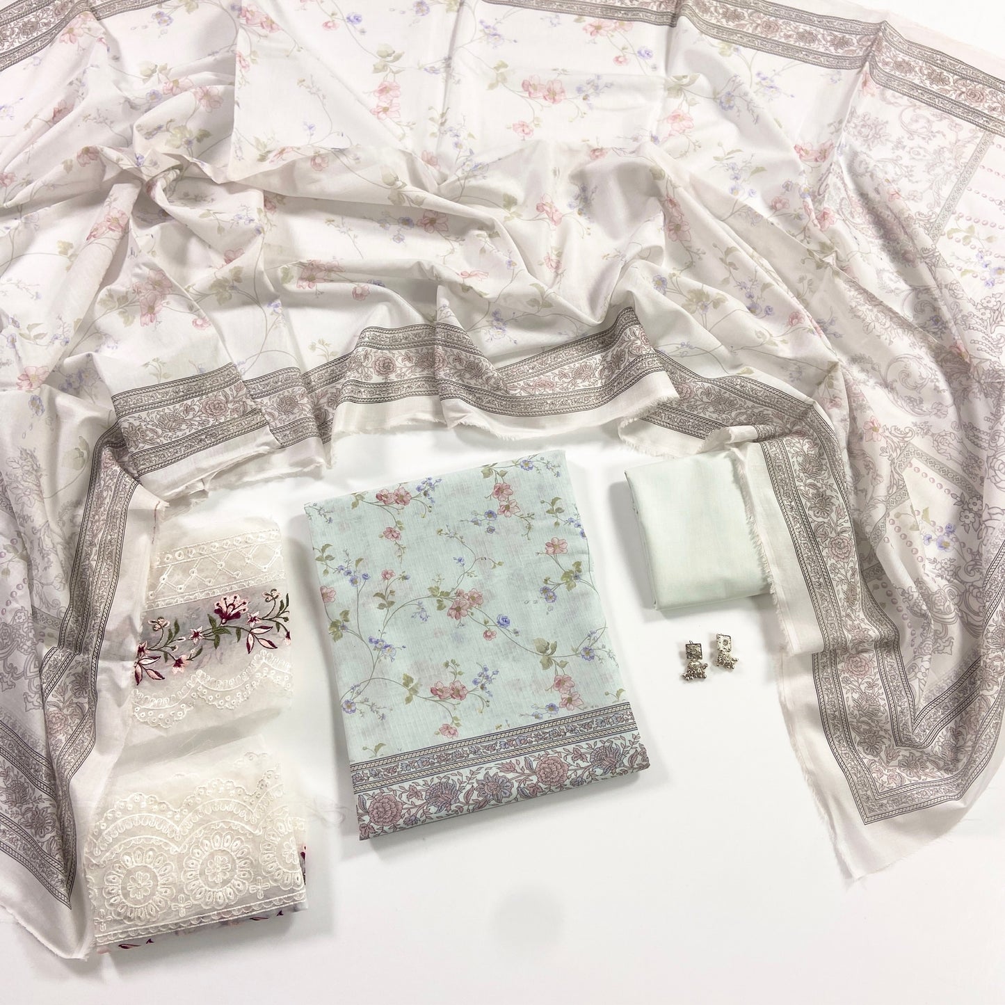 Shanaya Digital Emb Lawn 3PC