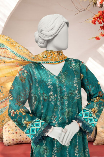 Seher By Almeerah Luxury Printed Embroidered Lawn 3PC