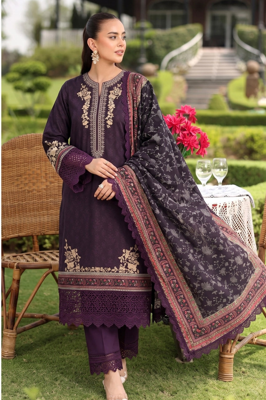 Malhaar Digital Printed Linen 3PC