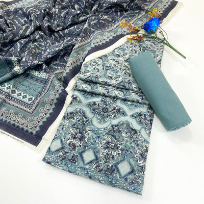 Anaya Noor Printed & Emb Khaddar 3PC