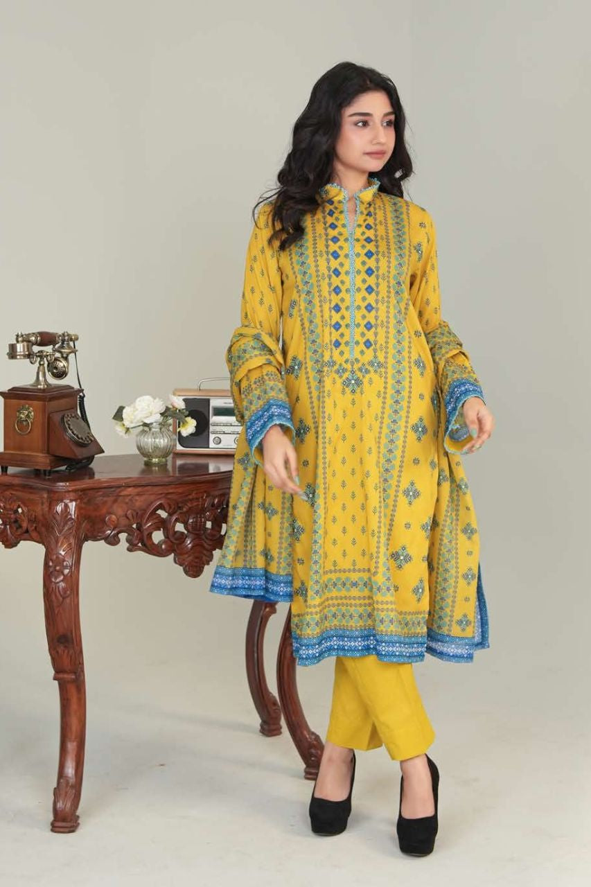 Basant Digital Printed Lawn 3PC