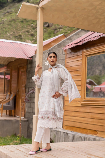 Shanaya Digital Emb Lawn 3PC