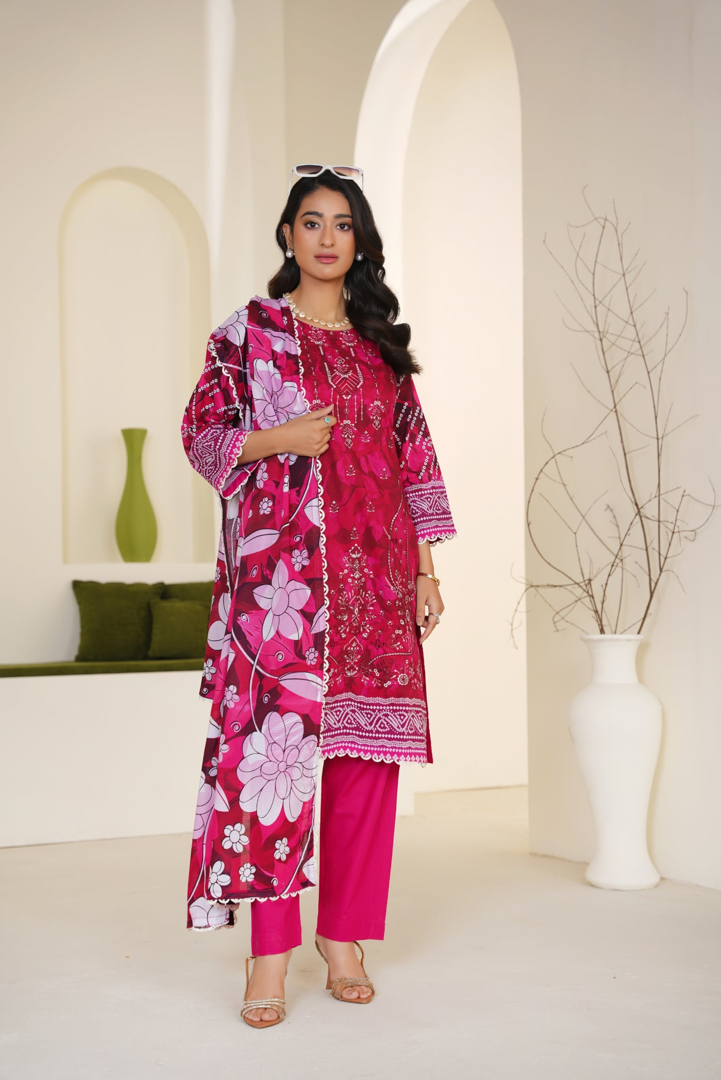 Rang Reza By Anaya Noor Embroidered Bana Dora 3PC