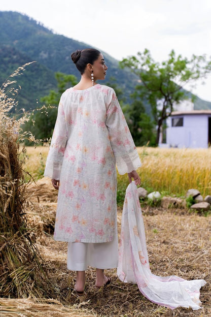 Nura By Shanaya Digital & Emb Lawn Collection 3PC