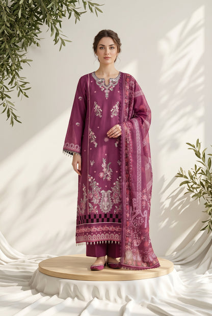 Dewani By Anaya Noor – Embroidered Lawn 3PC