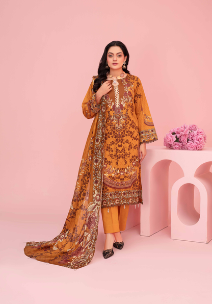 Fabiha By Feroza Printed Lawn 3PC