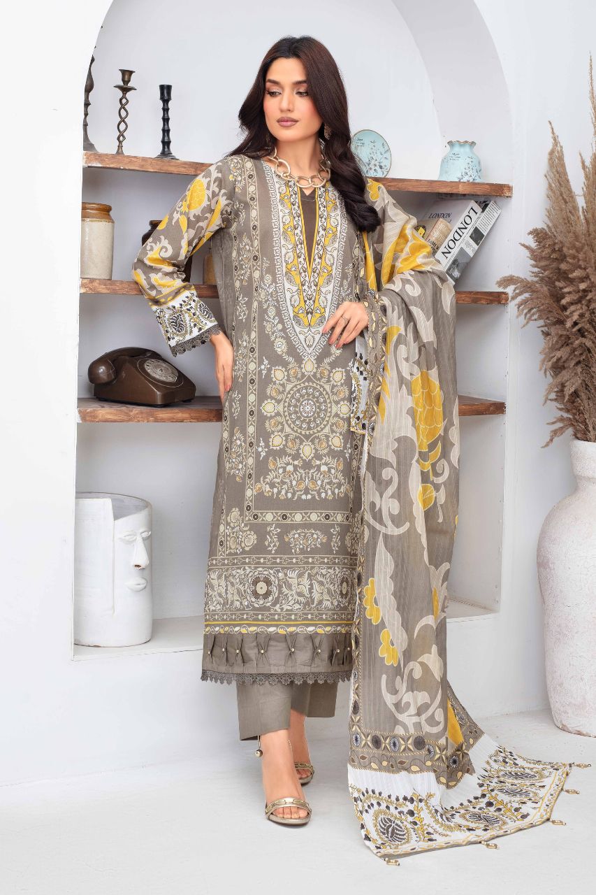 Fabiha By Feroza Digital Printed Lawn 3PC