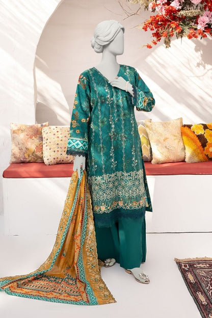Seher By Almeerah Luxury Printed Embroidered Lawn 3PC