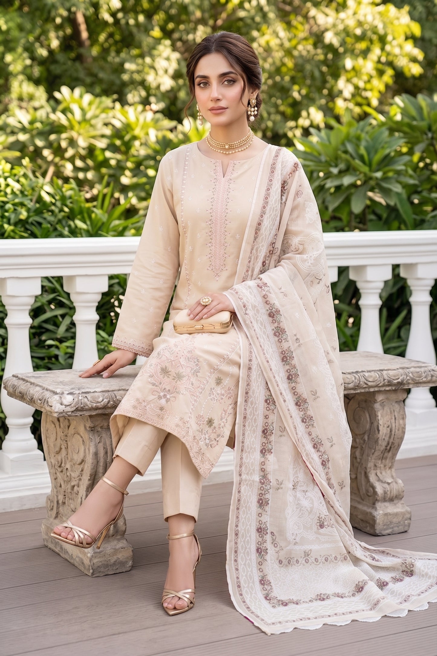 Naqsh-E-Jahan By Anaya Noor Fully Embroidered 3PC