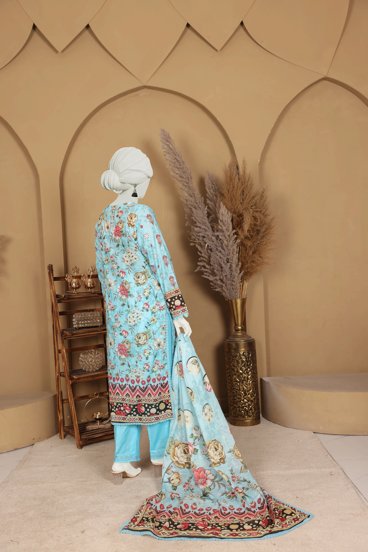 Imsha By Murashe Digital Printed Doria Lawn 3PC