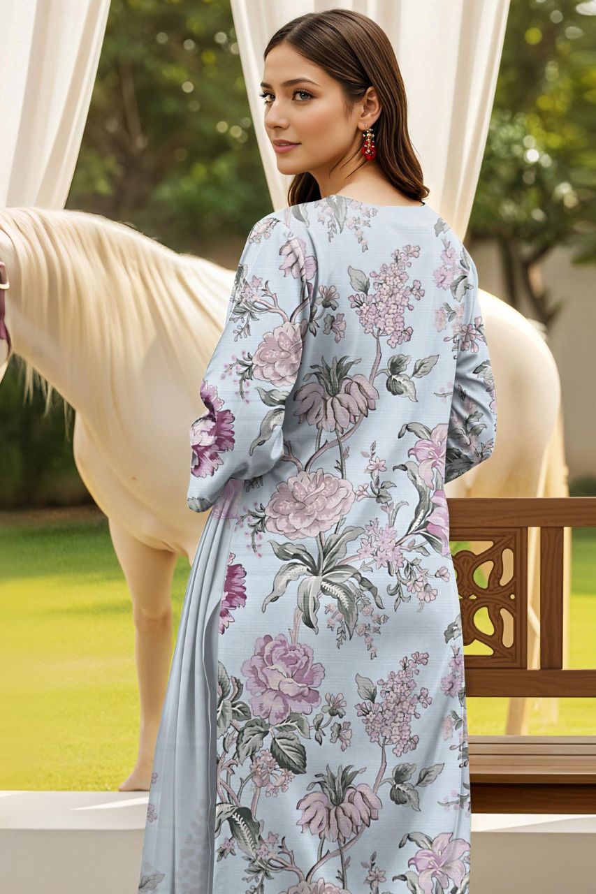 Muskan By Tawakkal Digital Embroidered Lawn 3PC