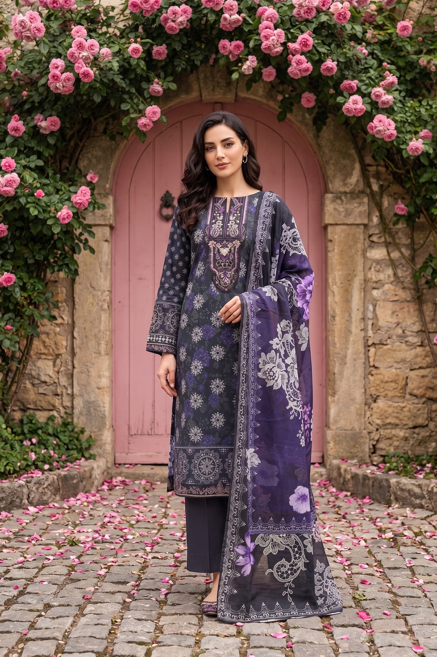 Gulnaar By Anaya Noor Digital Printed Lawn 3PC