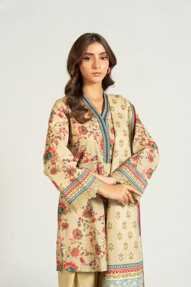 Fall By Alkaram Digital Printed Lawn 3PC