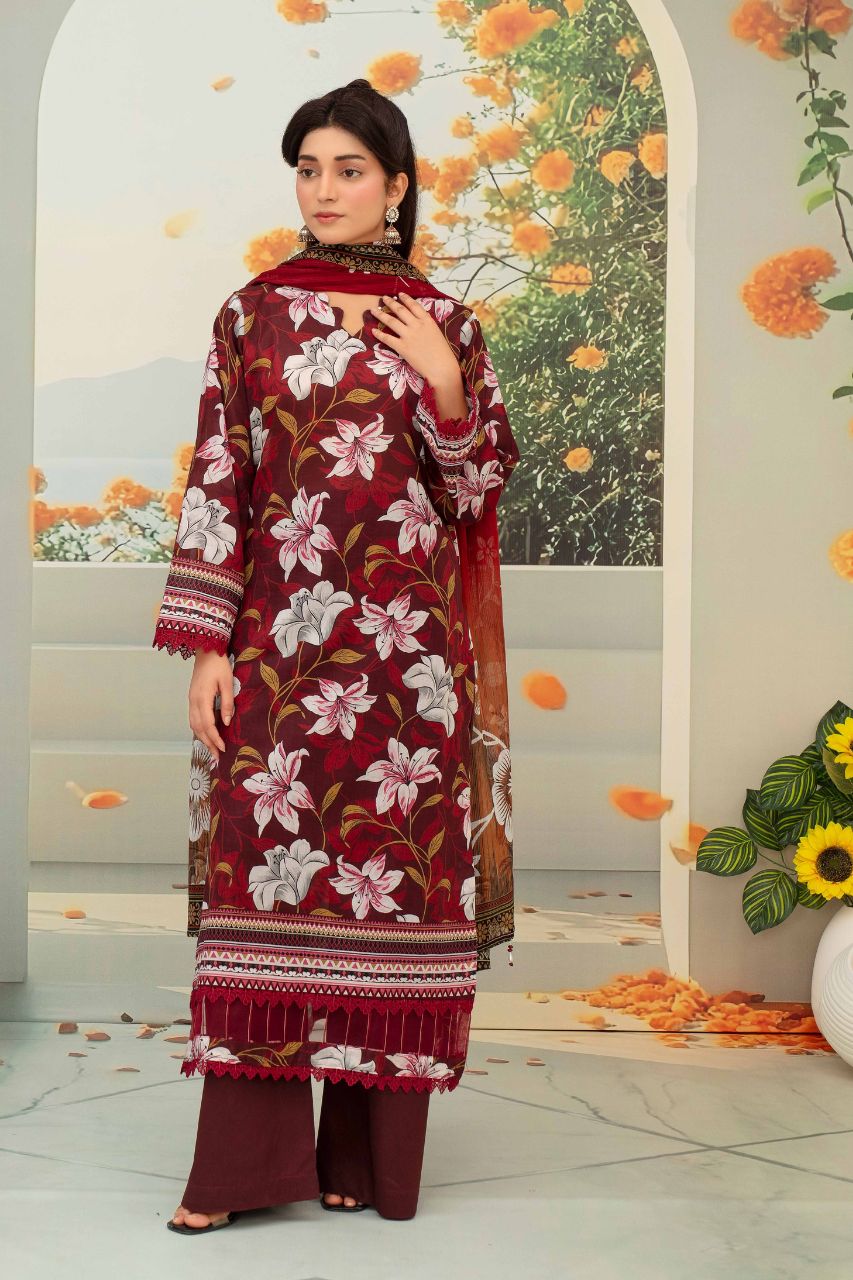 Fabiha By Feroza Digital Printed Lawn 3PC