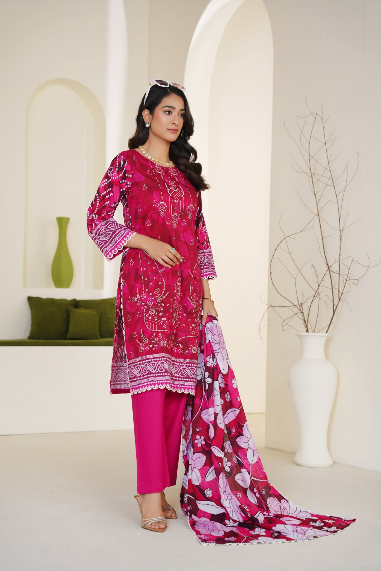 Rang Reza By Anaya Noor Embroidered Bana Dora 3PC