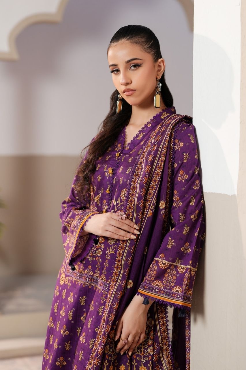 Jacquard By Regalia Digital Printed Lawn 3PC
