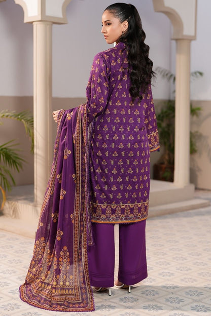 Jacquard By Regalia Digital Printed Lawn 3PC