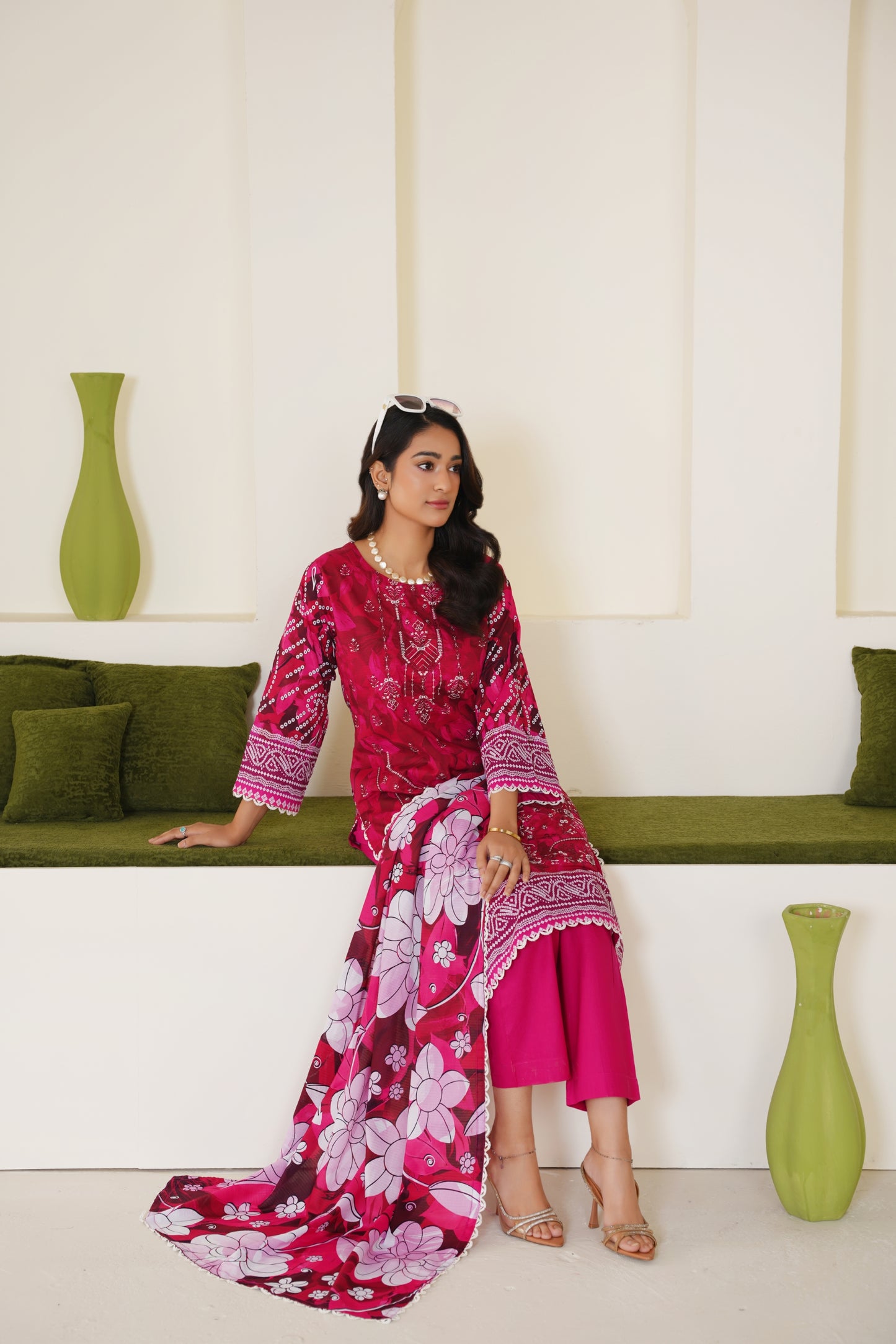 Rang Reza By Anaya Noor Embroidered Bana Dora 3PC