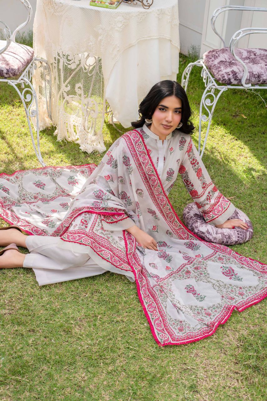 Raabi Premium Printed Lawn 3PC