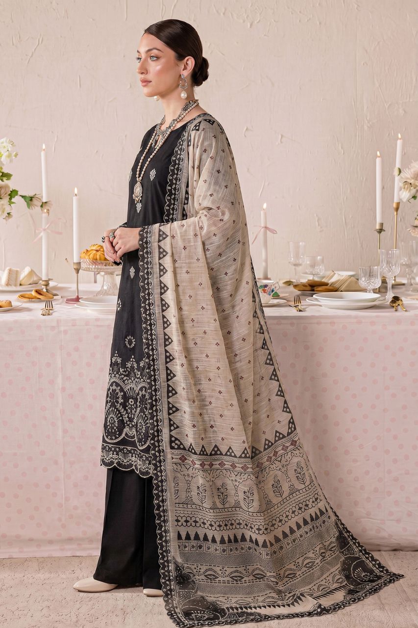 Morocco By Anaya Noor Emb Chickenkari Lawn 3PC