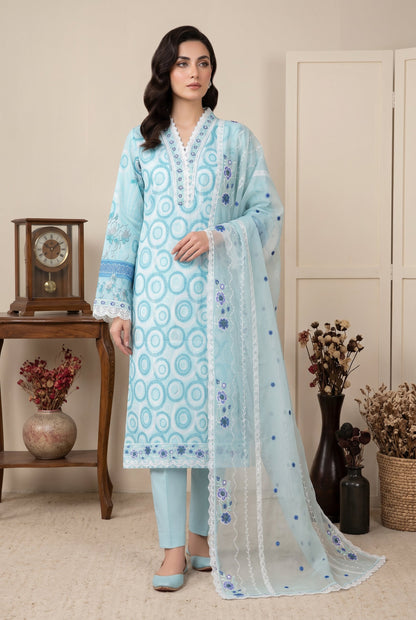Marvel By Anaya Noor Digital Printed Lawn With Emb Patches-3PC