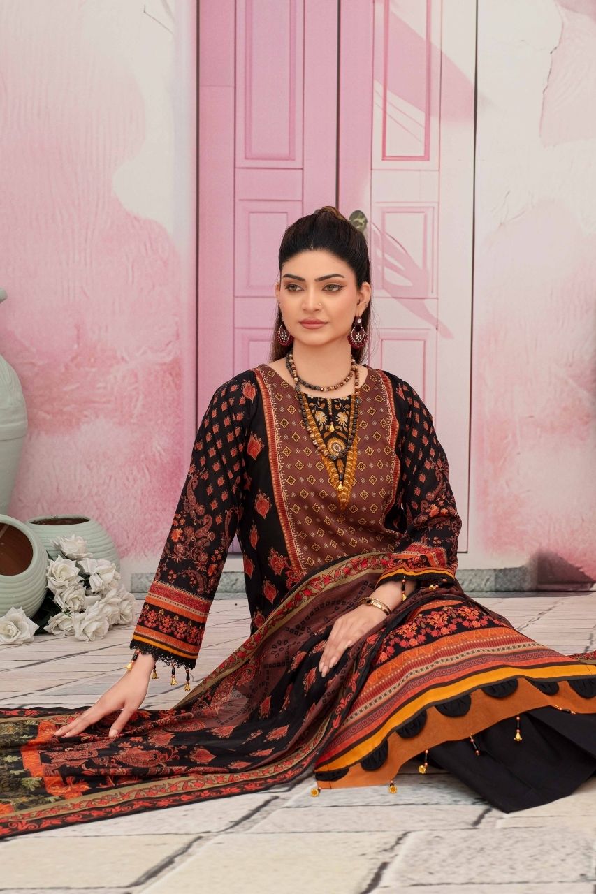Fabiha By Feroza Digital Printed Lawn 3PC