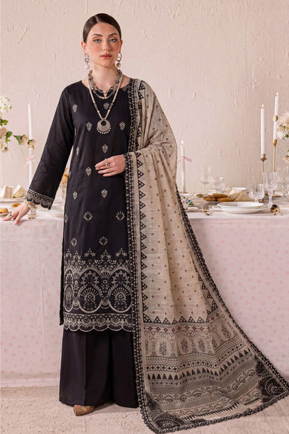 Morocco By Anaya Noor Emb Chickenkari Lawn 3PC