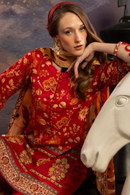Dill Buro By Paltar Premium Printed Lawn-3PC