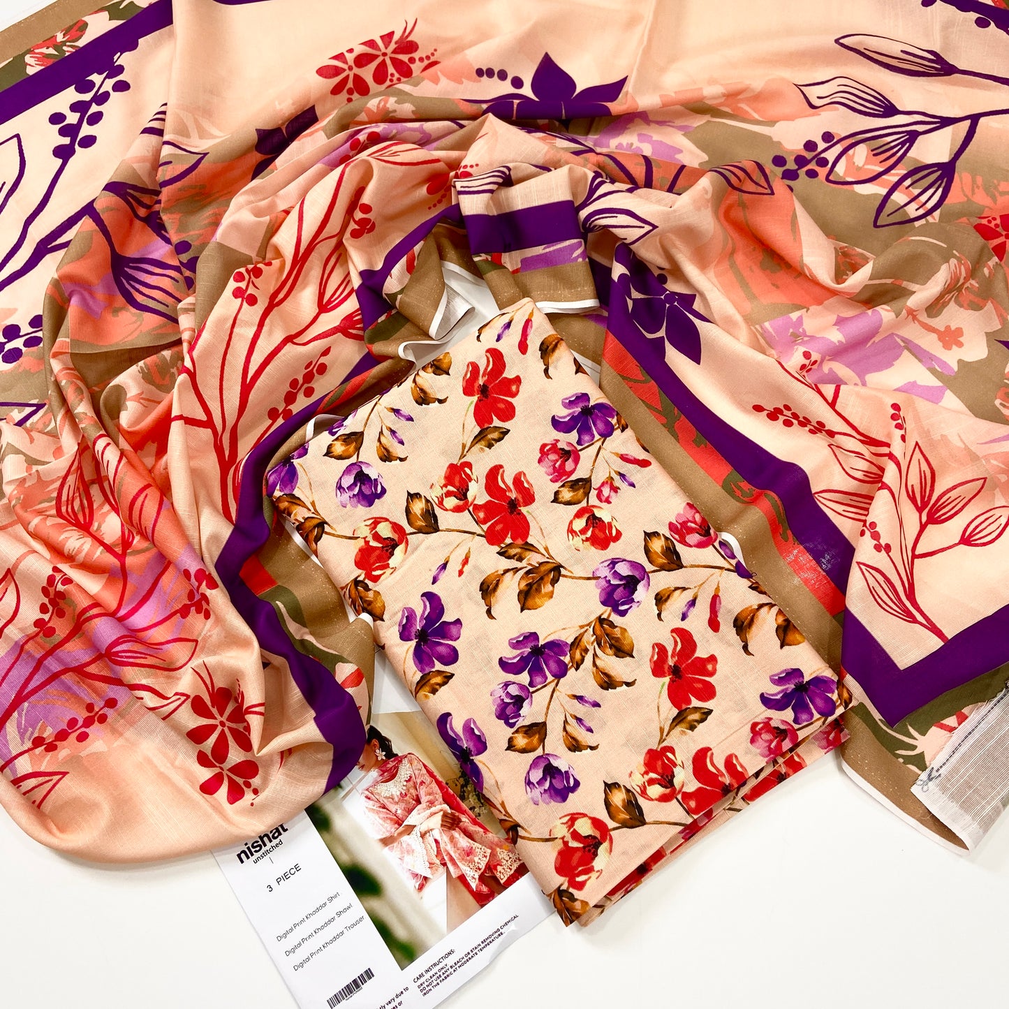 Nishat Digital Printed Khaddar 3PC