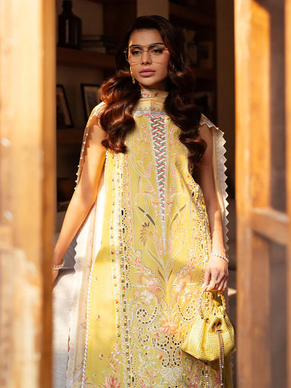 Mehroz | Bin ilyas Luxury Lawn | 3PC