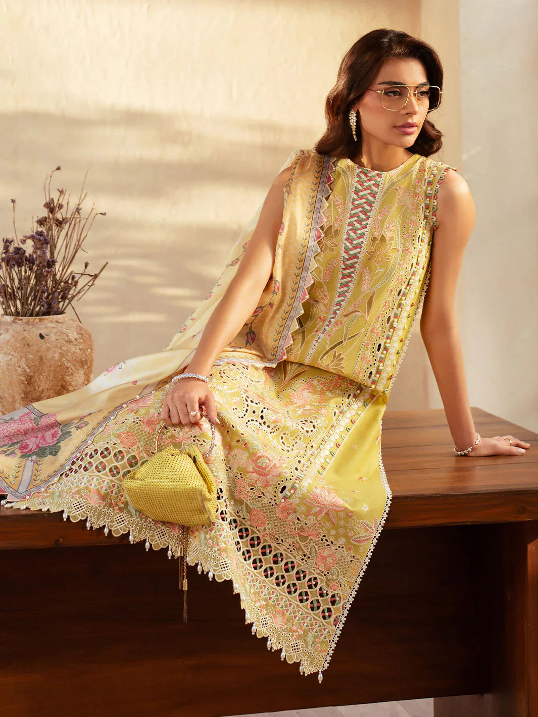Mehroz | Bin ilyas Luxury Lawn | 3PC