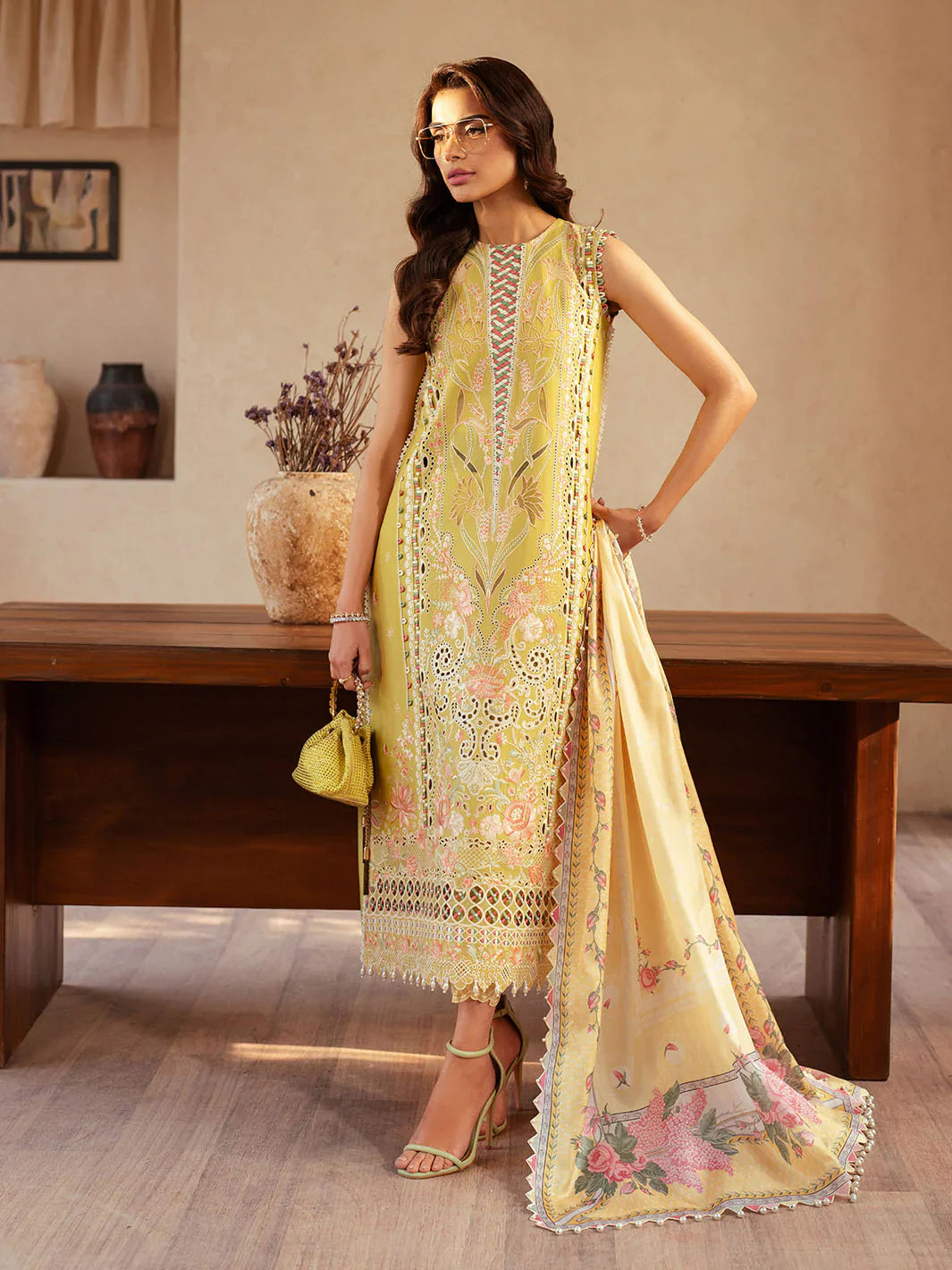 Mehroz | Bin ilyas Luxury Lawn | 3PC