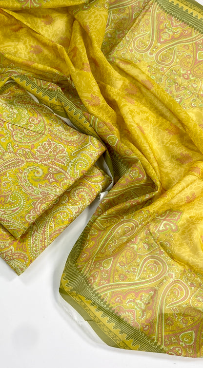 Bin Saeed Digital Printed Lawn 3PC