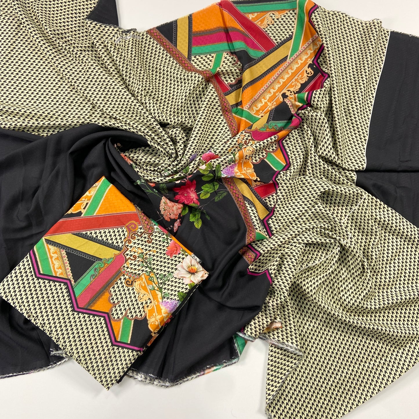 Nishat Digital Printed Linen Shirt-1PC