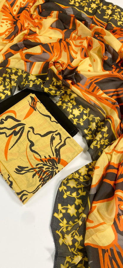 Edenrobe Digital Printed Lawn 3PC