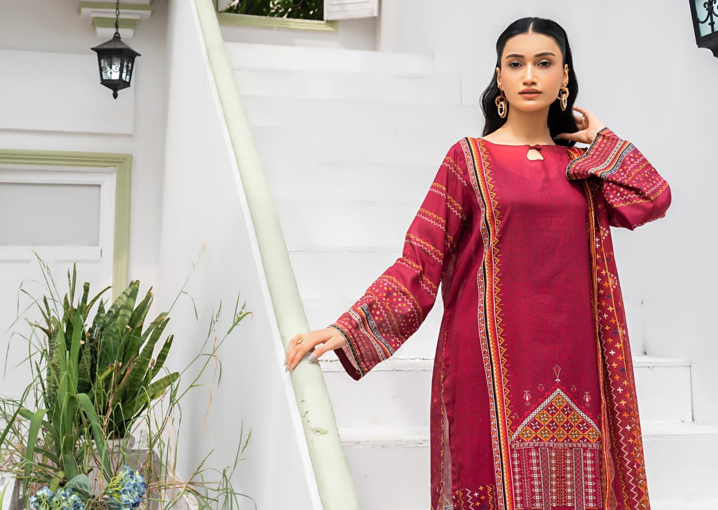 Safanoor Digital Printed Lawn 3-PC