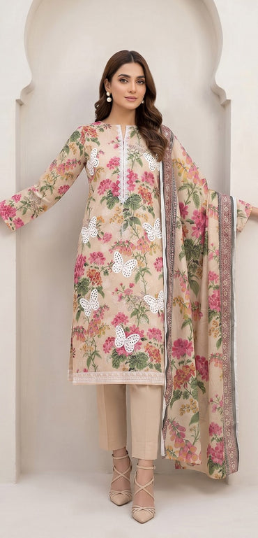 Maliha By Anaya Noor Emb Lawn 3PC