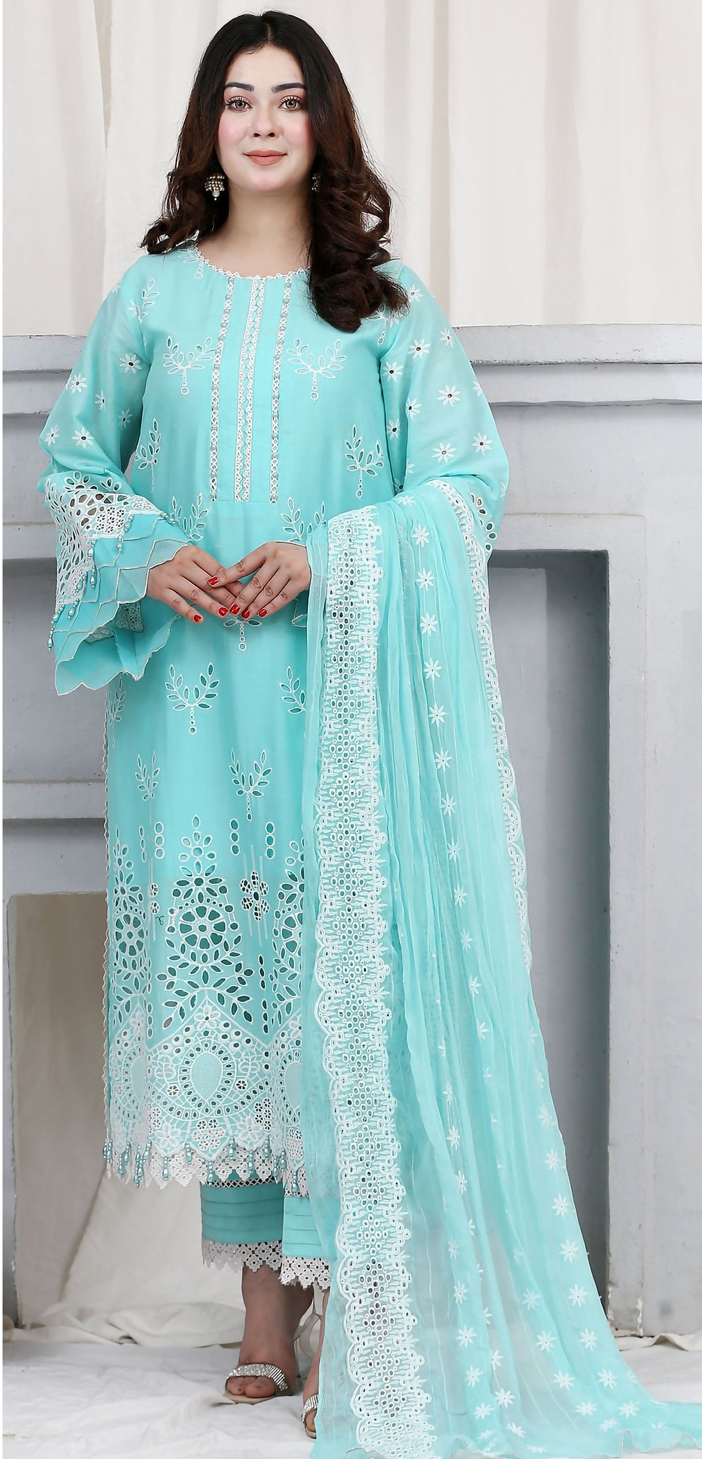 Zarmeen & Emaan Premium Emb Lawn 3PC