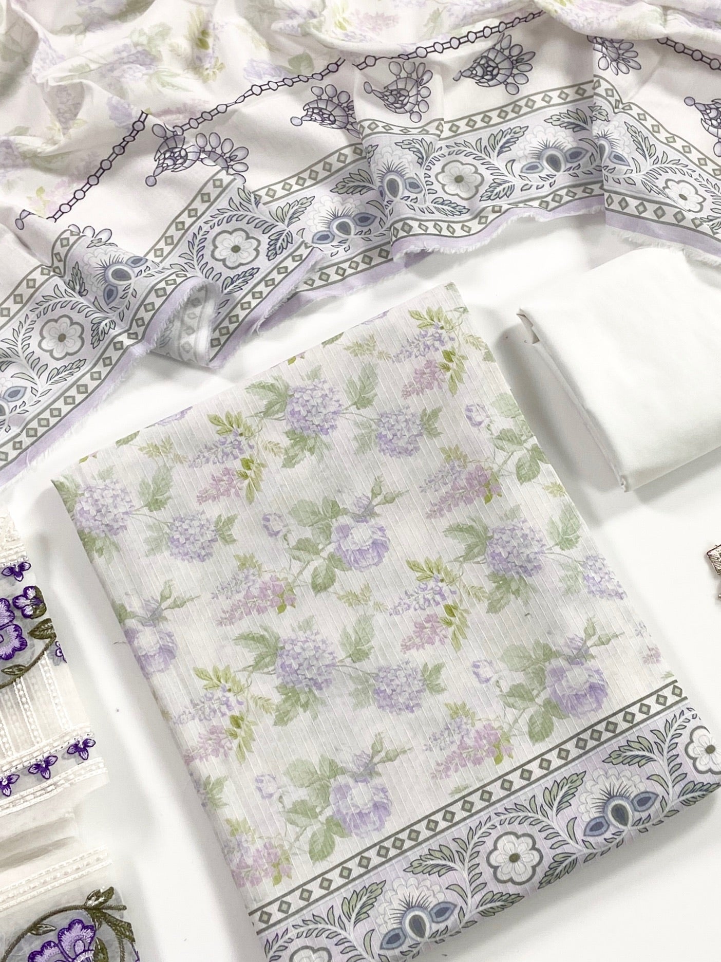 Shanaya Digital Emb Lawn 3PC