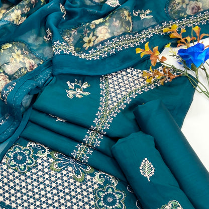 Lazer Kari By Anaya Noor Emb Viscose 3PC