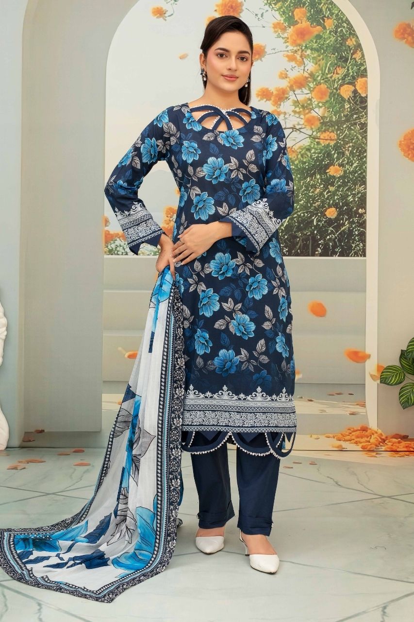 Fabiha By Feroza Digital Printed Lawn 3PC