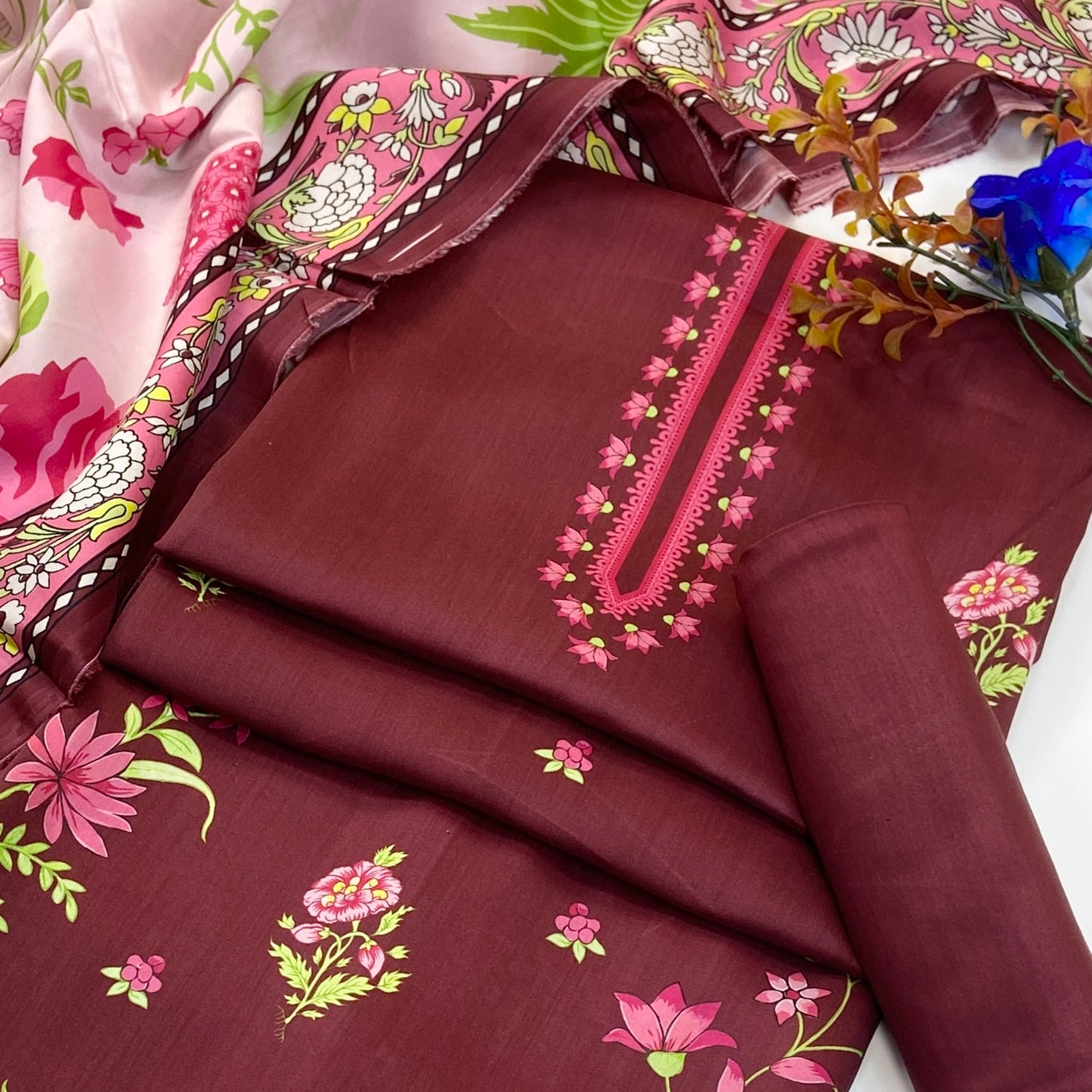 Sarah By Shanaya Digital Printed Viscose 3PC