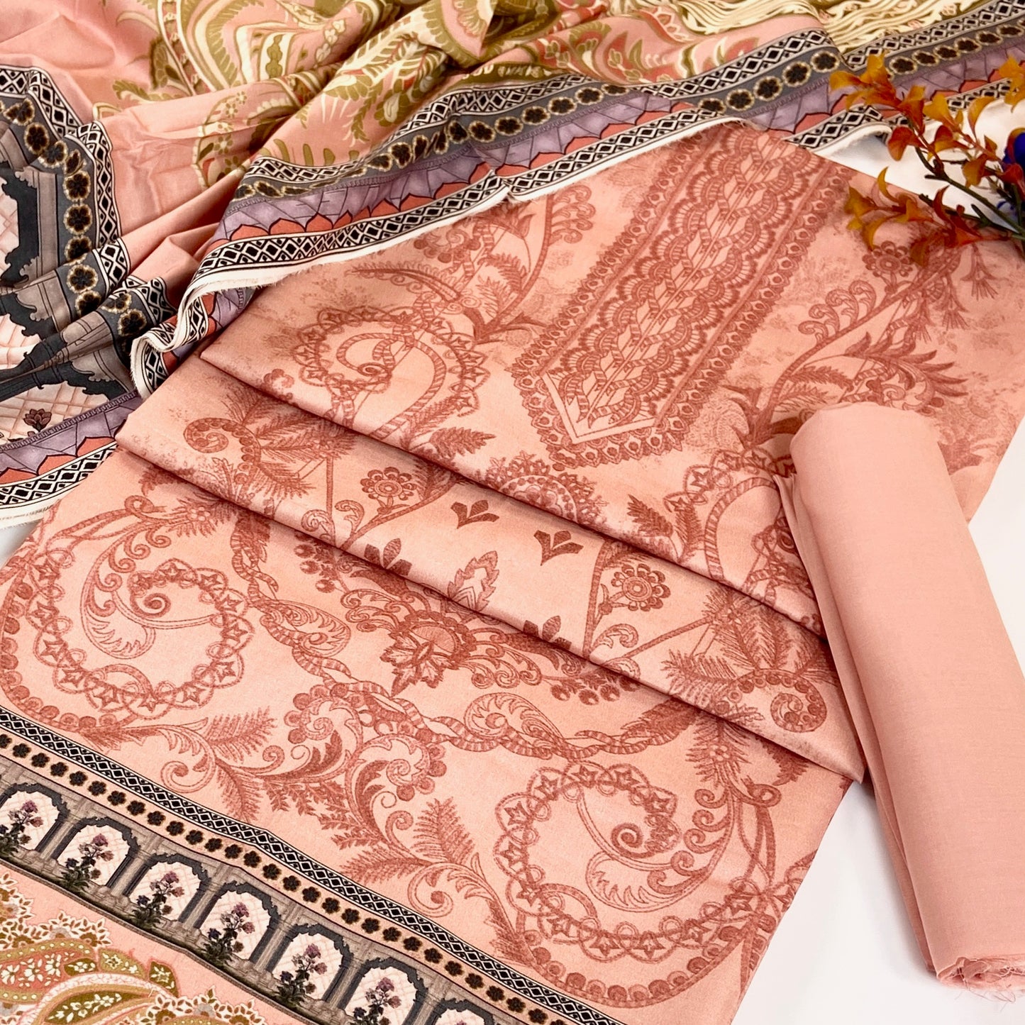 Mausummery Digital Printed Linen 3PC