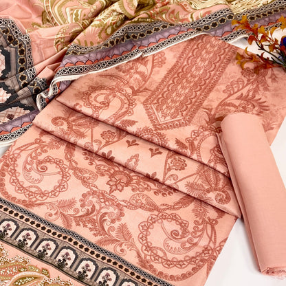 Mausummery Digital Printed Linen 3PC
