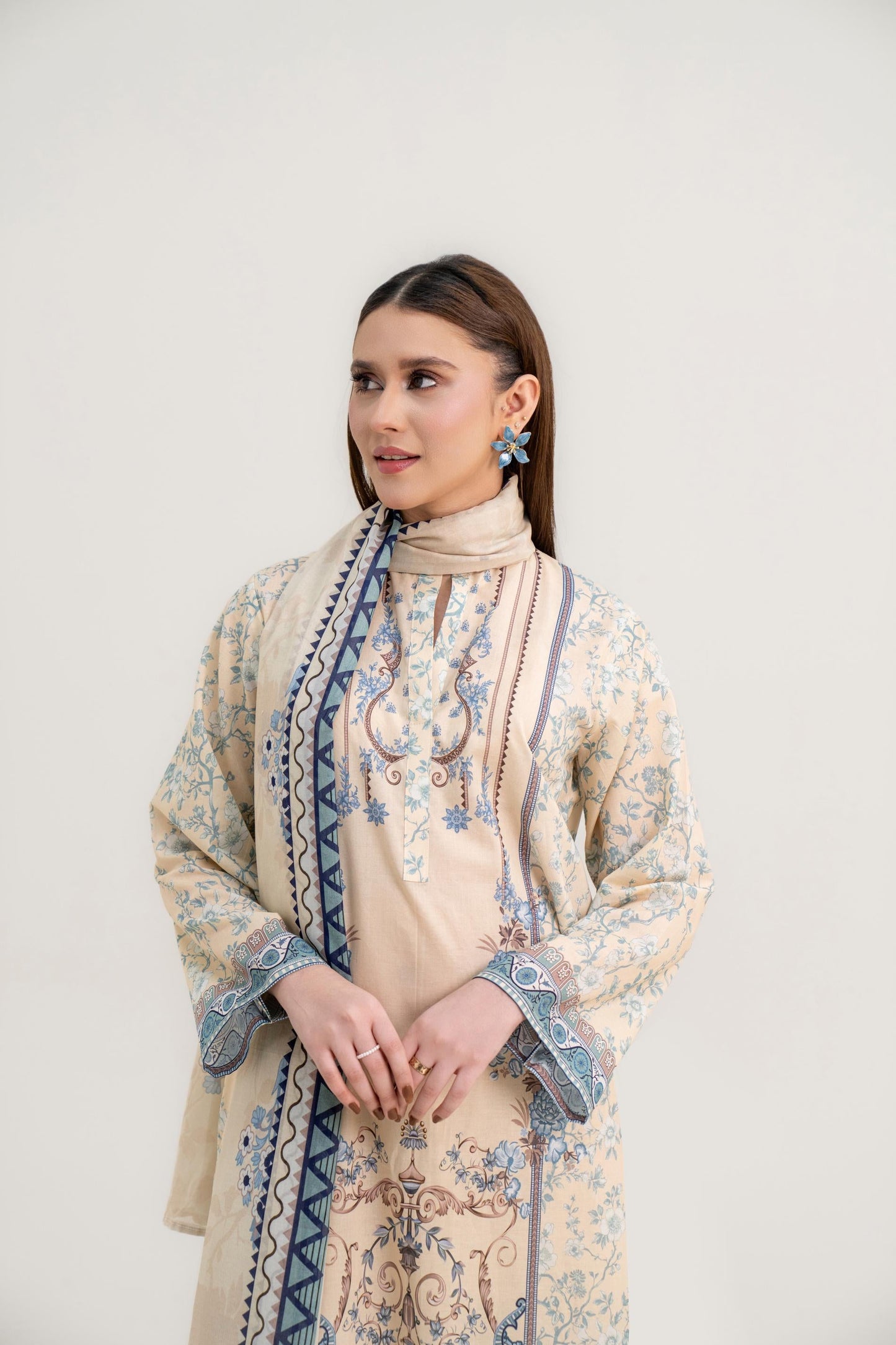 Sarah By Shanaya Premium Printed Lawn 3PC