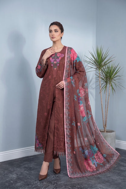 Shiffli Kari By Anaya Noor Emb Lawn 3PC
