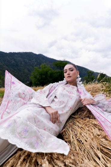 Nura By Shanaya Digital & Emb Lawn Collection 3PC