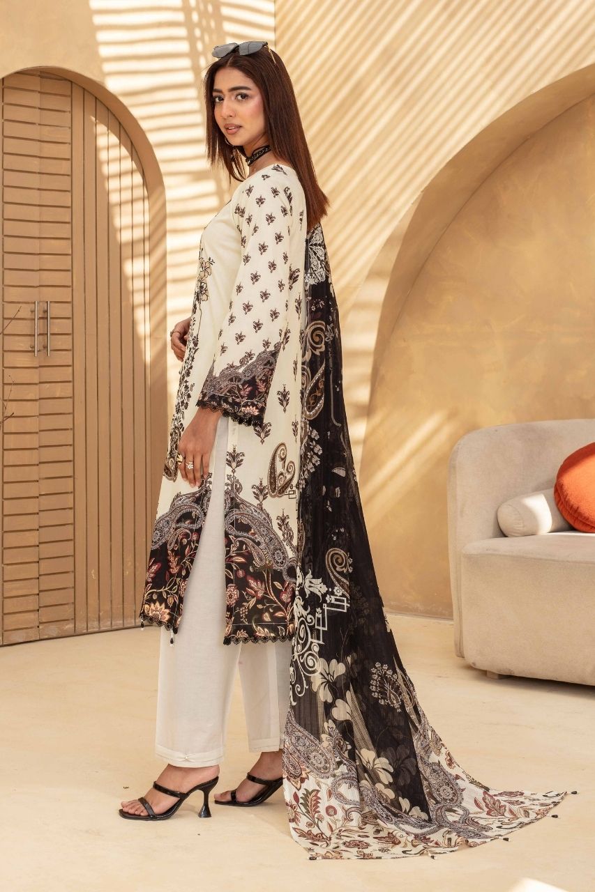 Fabiha By Feroza Digital Printed Lawn 3PC