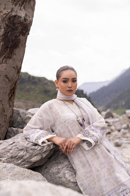 Shanaya Digital Emb Lawn 3PC